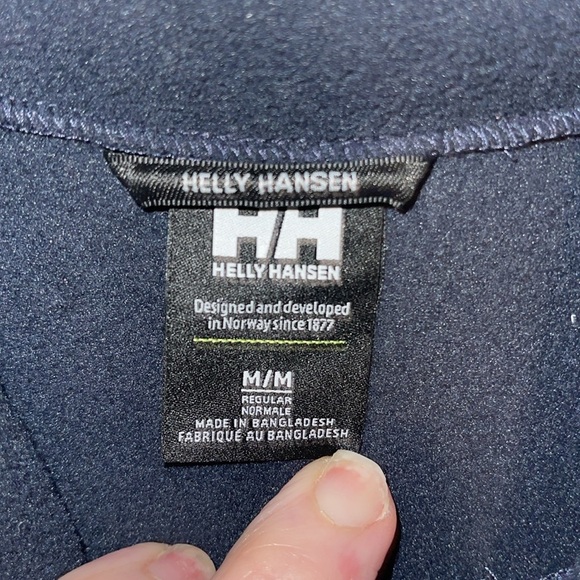 Helly Hansen Polartec‎ Fleece 1/4 Zip Pullover Mens M Blue. M - Picture 4 of 5